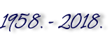 1958. - 2018.